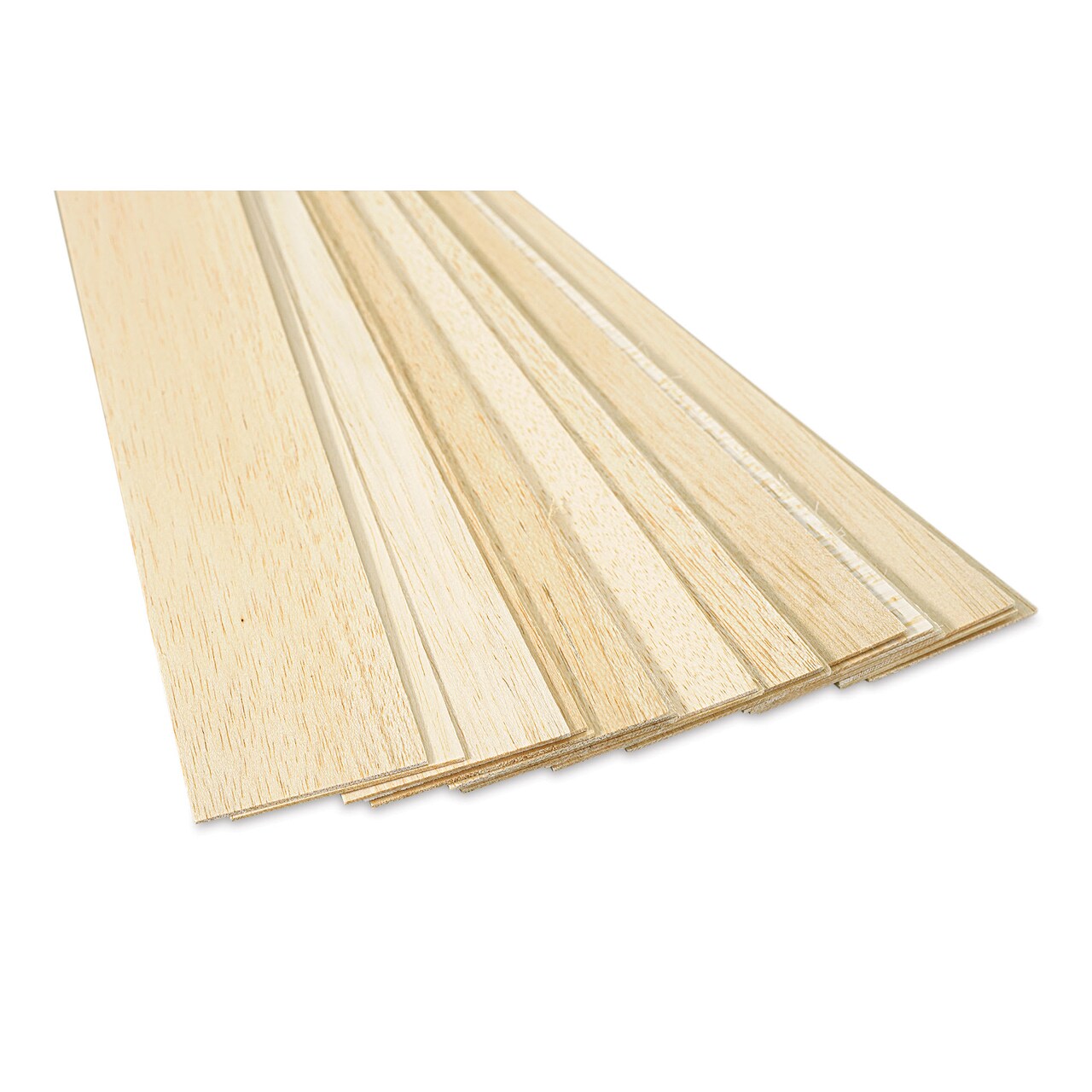 Bud Nosen Balsa Wood Sheets - 1/16" x 3" x 36", Pkg of 20